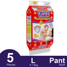 Thai Pant Style Diapers L 5pcs